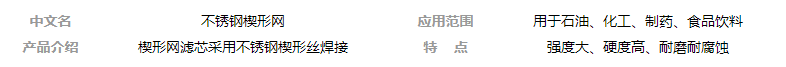 不銹鋼楔形網(wǎng)濾芯的優(yōu)勢_http://www.hbxq.com.cn_新聞資訊_第1張